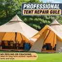 2 x Tent Repair Glue Seam Sealer, Waterproof Flexible Tent Repair Kit, Tent Seam Sealer for Tents, Jackets, Sleeping Pads, Awning and Outdoor Fabric, Repairs Tears in Nylon, Canvas, and Vinyl