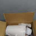 Slim Wall light Fixture Battery Operated Wall Sconce Set Of Two White Fabric Shade Wall Sconce with Remote Control, Indoor Not Hardwired Dimmable Battery Powered Wall Lamp For Bedroom, Bulb Included ( (Black)