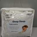 ZPECC Toddler Goose Down Comforter, 41x48 Hypoallergenic Baby Duvet Insert, Soft Lightweight All Season Quilt Blanket for Crib Daycare Stroller White