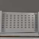 6Pack Expandable Pull Out Cabinet Organizer 21"Deep With Raising Pad for Framed Cabinets,Slide Out Drawers with 4pcs Divider Racks,Roll Out Shelves Adhesive,Adjustable Width 12.05"-20.4"White