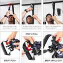 Innstar Pull Up Assistance Bands, Heavy Duty Resistance Band for Pull Up Assist, Adjustable Resistance 165-265lbs with Fabric Feet/Knee Rest, Pull Up Bands Assistance Bands