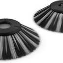 Krcher S6 Twin Replacement Brushes - for Wet Conditions -Compatible with Karcher Push Sweeper S 6 Twin - 2 Pack