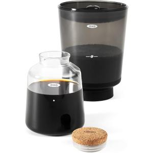 OXO Brew Compact Cold Brew Coffee Maker,24 oz brewing container, 16 oz yield