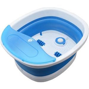 Pursonic Collapsible Wireless Footbath Spa Massager | Portable Acupressure Massage with Adjustable Heat Settings | Compact for Travel and Home Use