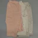 Burt's Bees Baby Unisex Knit Jogger Pants, 3-Pack Baby Sweatpants, 100% Organic Cotton Infant Bottoms (Newborn)