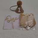 1st Birthday Decorations Boys High Chair Banner With One Cake Topper Brown Conical Hat For First Party