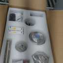 Asyko Crystal Ceiling Fan Fandelier with Lights and Remote Control, 52" Modern Chandelier Ceiling Fans with Reversible Blades, Silent Motor, Fandelier Ceiling Fan with Light Chrome