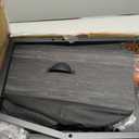 WLIVE Night Stand, Small Dresser with 2 Drawers & Wooden Top, Nightstand with Fabric Bins, Bedside Table End Table for Bedroom, Closet, Entryway, College Dorm, Charcoal Black