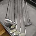 1GoTo-G 9 Pieces Golf Clubs Set for Men & Women - Complete Golf Clubs Full Set Includes Stand Bag with Rain Hood, 1# Drive, 5# Hybrid, 5# 7# 9# PW# Irons and Putter, Gray - Men’s, Right