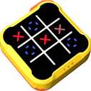 Tic Tac Toe Bolt Game, Handheld Electric Puzzle Game, Electronic Board Games for Educational and Memory Growth, Gift Ideal for Kids and Adults' Birthday, Portable Travel Games for Car Ride (Yellow)