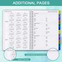 2026 Weekly & Monthly Planner - January 2026 to December 2026, 2026 Planner & Organizer Notebook to Track Goals, Medium 6.5" x 8.5", Teal