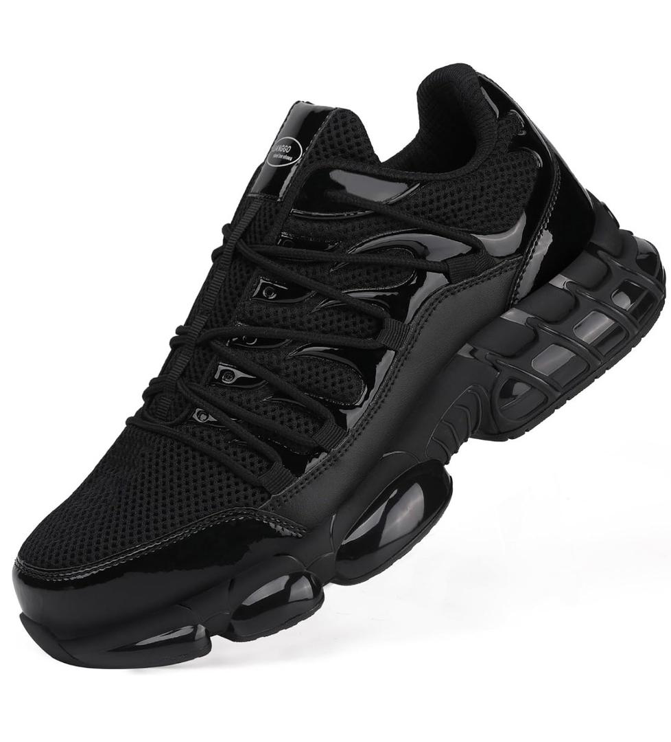Steel Toe Shoes for Men Women Composite Toe Shoes Indestructible Safety Shoes Lightweight Steel Toe Sneakers Slip Resistant Puncture Proof Air Cushion Breathable Industry Construction Work Shoes Size EU 39.5