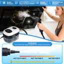 Steam Cleaner, 3-Level Adjustable Handle, 1500W Steam Cleaner for Home, 15s Heat-Up, Portable Steamer for Cleaning Car, 47.04oz Tank, 16 Pcs Accessories for Dirt, Grout, Couch, Furniture, Grease,Tile