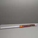 PVC Slide-On Door Bottom | Adjustable Plastic Weatherstrip Door Bottom with Drip Cap | 3 Feet (36-Inch) | for 1 3/4 Doors | White | Fits Gaps 3/8 to 7/8 | Made in The USA White