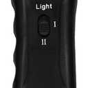 Ultrasonic Dog Training Device with LED Light, Anti-Barking Deterrent, Handheld Behavior Control Tool, 6.9-inch Length
