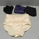 Women's High Waisted Underwear Postpartum Stretch Full Coverage Breathable Briefs 4 Packs Panties (Medium, Multicolor)