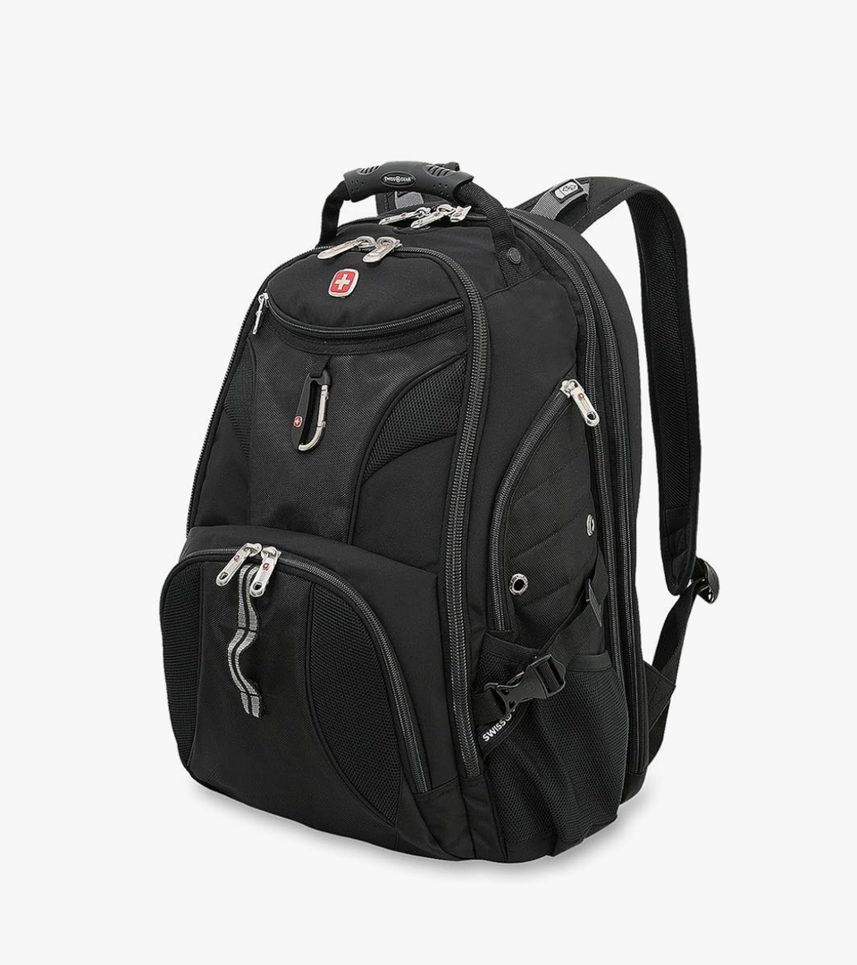 SwissGear 1900 Scansmart TSA 17 Laptop Backpack, Black, 19-Inch