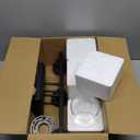 Dpyrrhic Bathroom Light Fixtures,Matte Black 3-Light Bathroom Lights Over Mirror with Clear Glass Shade,Wall Sconces for Kitchen Living Room Bedroom