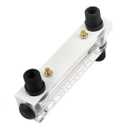 uxcell a15112000ux0004 Adjustable Knob 0.5-5GPM 2-18LPM Water Flow Meter Panel Type Flowmeter