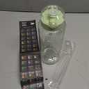 BellyBottle Pregnancy Water Bottle Tracker Must Haves for Expecting Moms Nausea Relief + Straw + BPA Free Green