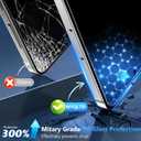 2 Pack for Samsung Galaxy S25 Plus Privacy Screen Protector Tempered Glass, Fingerprint Unlocking, 25 Anti Spy, Full Coverage, Case Friendly, Easy Installation, Compatible with Galaxy S25+