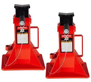Sunex Tool 1522A 22 Ton Pin Type Jack Stands Pair of 1 