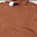 Womens Oversized Hoodies V Neck Sweatshirts Fleece Long Sleeve Pullover Y2K Clothes 2025 Fall Trendy Outfits Size L