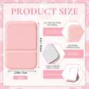 16 Pcs Pink Compact Mirror Bulk Mini Mirror Portable Travel Folding Tabletop Mirrors for Travel Employee Appreciation Women Return Gift Sleepover Party Gift Office Home Makeup (Pink)