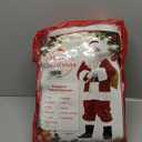 Santa Claus Costume 11pcs Deluxe Santa Suit Adult for Men Professional Santa Outfit for Christmas Party Cosplay M