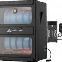 Creality 3D Printer Filament Storage, Multi-Roll Filament Dryer Storage with Heating 2-in-1, 10-roll Large Capacity Max Temeperature 70℃ Fireproof Moisture-Proof, Detachable Heating Module