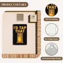 Funny Maple Syrup Tree I d Tap That Signs Wall Decor Vintage Metal Tin Sign Wall Art Poster for Bar Office Kitchen Bathroom Man Cave Pub Wall Decorations Gift 8x12 Inch