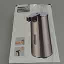 Automatic Soap Dispenser, 13.5oz/400ml Stainless Steel Touchless Soap Dispenser Liquid, 3 Levels Adjustable Infrared Sensor Free Hand Electric Dish Dispenser for Bathroom, Kitchen, Hotel