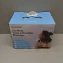 COMFIER 4D Neck Massager for Pain Relief Deep Tissue,Hands-Free Massager for Neck and Shoulder Pain, Wireless Back Massager with Storage Bag, Gift for Mom Dad Women Men (Charcoal)