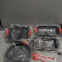 Baking Pan Set, 14 Piece Premium Baking Set, Nonstick Bakeware Sets BPA Free, Baking Nonstick Set, Cake Pan & Red Kitchen Utensils