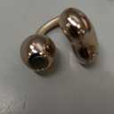 Kinglucky Upgraded Clip-On Earbuds Comfortable fit & Crystal-Clear Sound, 50H Playtime Open Ear Buds Bluetooth 6.0 Wireless Headphones for Women & Kids Ideal for Small Ears,Sports,Glasses Rose Gold