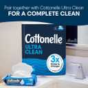 Cottonelle Fresh Feel Flushable Wet Wipes, Adult Wet Wipes, 8 Flip-Top Packs, 42 Wipes Per Pack (336 Total Wipes), Packaging May Vary