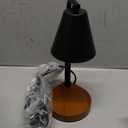 Flameless Candle Warmer Lamp Black: Modern Electric Candle Warming Lamp Dimmable, Wax Melt Lamp with Timer & 2 Bulbs, Small NoFlame Candle Warmer Adjustable Height for Jar Scented Candles, Home Decor