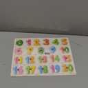 Wooden Number Puzzle for Toddlers 3+ Years Old  Montessori Counting & Math Learning Toy with Board & Blocks, Educational Preschool Gift for Boys & Girls