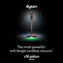 Dyson V16 Piston Animal Cordless Vacuum
315AW, 70 min runtime, 2 Advanced cleaner heads for Carpet & Hard Floor, Built-in & Smart Attachments, Compressing Bin