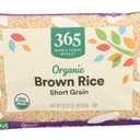 365 by Whole Foods Market, Organic Short Grain Brown Rice, 32 Ounce, Best By: 09/09/25