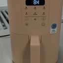 bella 4Qt Slim Air Fryer, Fits-anywhere Kitchenware, EverGood Ceramic Nonstick Coating, Adjustable Temperature, 6 Preset Cooking Options, 60 Min Auto Shutoff w Audible Tone, 3.3lb Capacity, Blossom