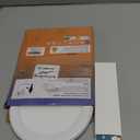 wowatt Battery Operated Ceiling Light Rechargeable Ceiling Lights with Remote Wireless Shower Lighting 3000K 4500K 6500K 7.48in Dimmable Timing Overhead Light for Closet Shower Living Room (1 Pack, 3CCT-Round)