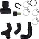 Engine Crankcase Breather Tube Vent Hose Crank Case Valve Set For VW Passat Audi A4 Quattro 1.8L