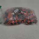 SELINK Women's Cardigan Sweater Vintage Open Front Mixed Checkered Pattern Chunky Knit Plaid Long Sleeve Daily Outwear (Large, Z Orange)