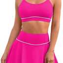 Pink Queen High 2 Piece Bikini Swimsuit Set Bathing Suit L