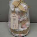 The Honest Company Diaper Cake Diapers Baby Personal Care Plant-Based Wipes, Rose Blossom, Regular Size, 1 8-14 lbs, 35 Count