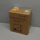 Betta Fish Tank Self Cleaning Glass 2 Gallon Small Nano Aquarium Starter Kits Desktop Room Decor w/LED Light Decorations & Whisper Filters Water Pump (Fish Tank)