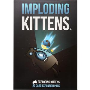 Imploding Kittens Expansion Set - A Russian Roulette Card Game, Easy Family-Friendly Party Games for Adults, Teens & Kids - 20 Card Add-on
