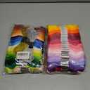2 x 156 Embroidery Floss | Rainbow Thread for Embroidery, Cross Stitch Thread, Crafting Arts Embroidery Strings Bulk, Metallic Embroidery Floss
