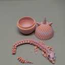 3D Printed Unicorn Dragon Egg - Unicorn Egg Toys for Boys & Girls, 3D Printing Gift Toy, Desk Executive Pet, Birthday,Christmas, Easter Basket Stuffers Gift - Matte Twilight